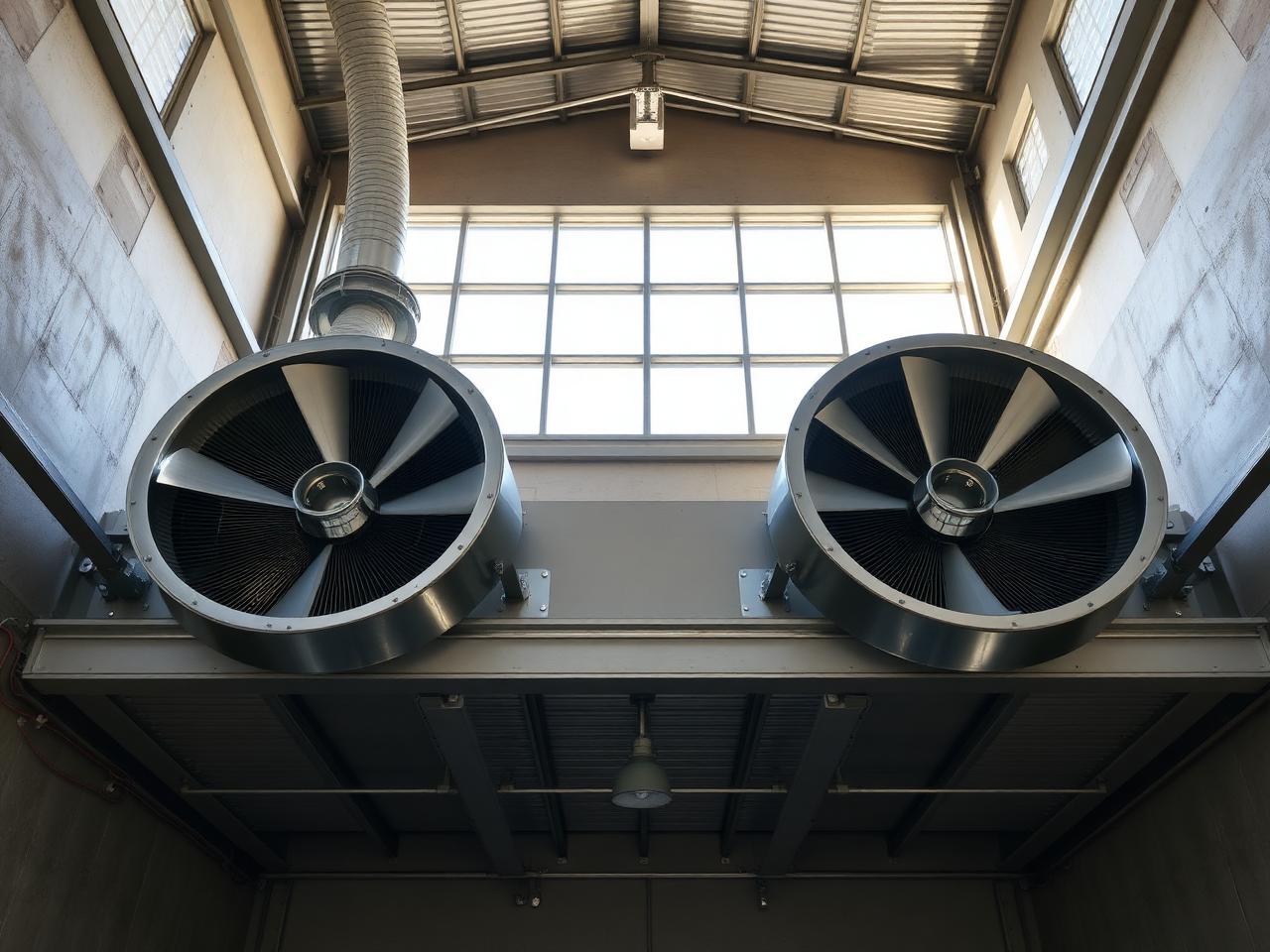 Sistema de ventilação industrial